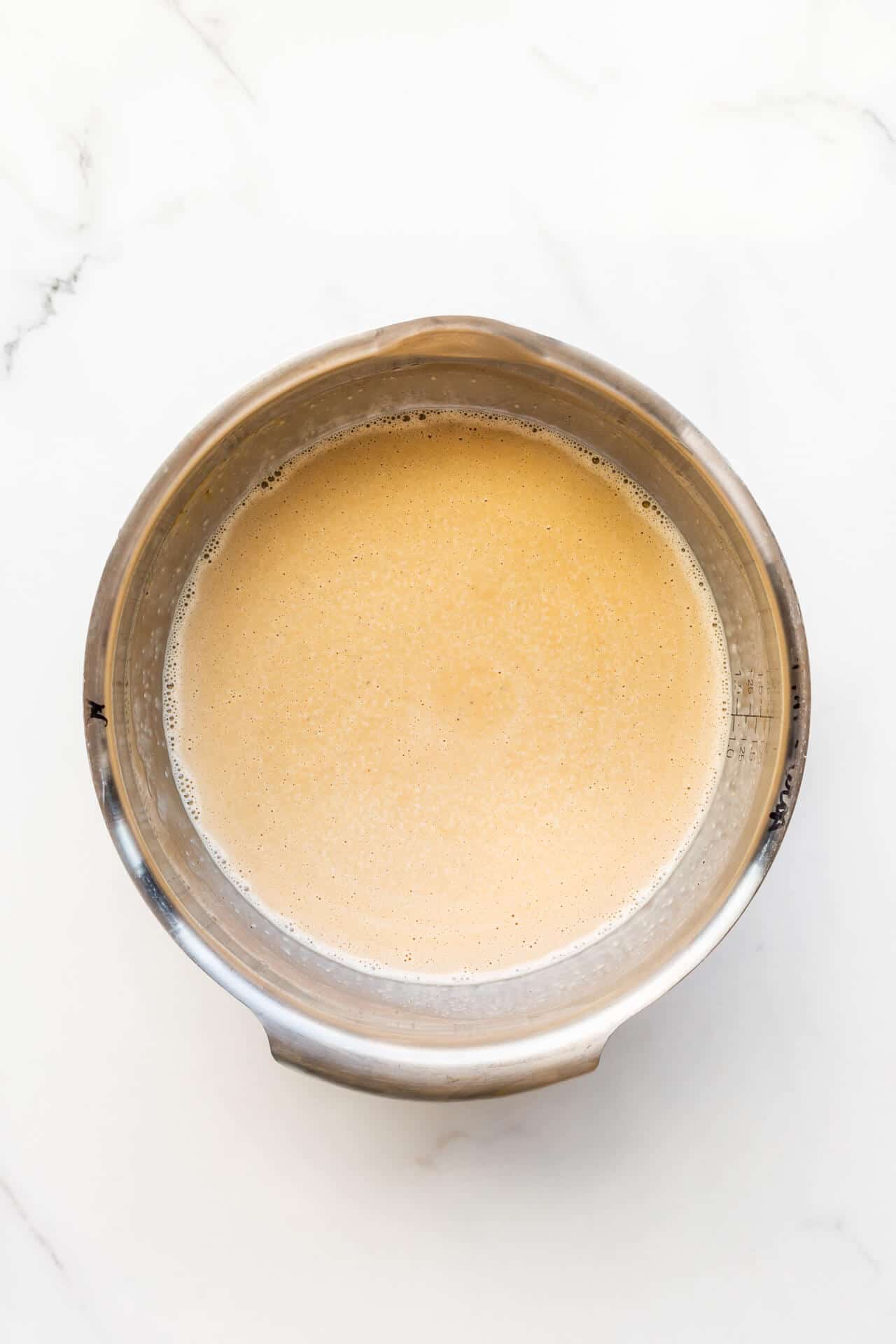 Custard base for spiced chai ice cream