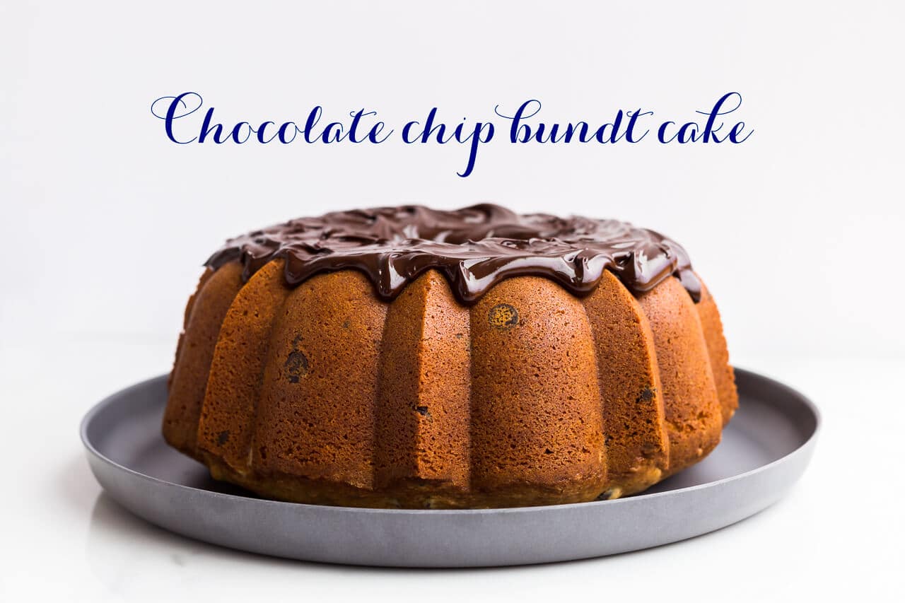 Chocolate Chip Bundt Cake - The Little Epicurean