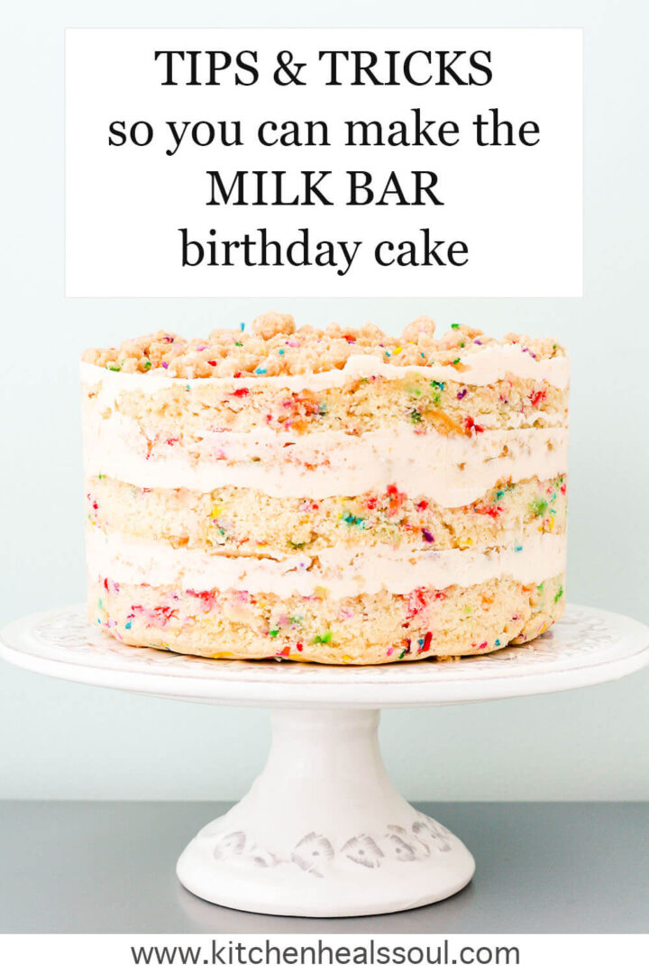 Homemade Momofuku Milk Bar birthday cake for my 30th - The Bake School