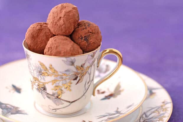 Recipe for chocolate truffles