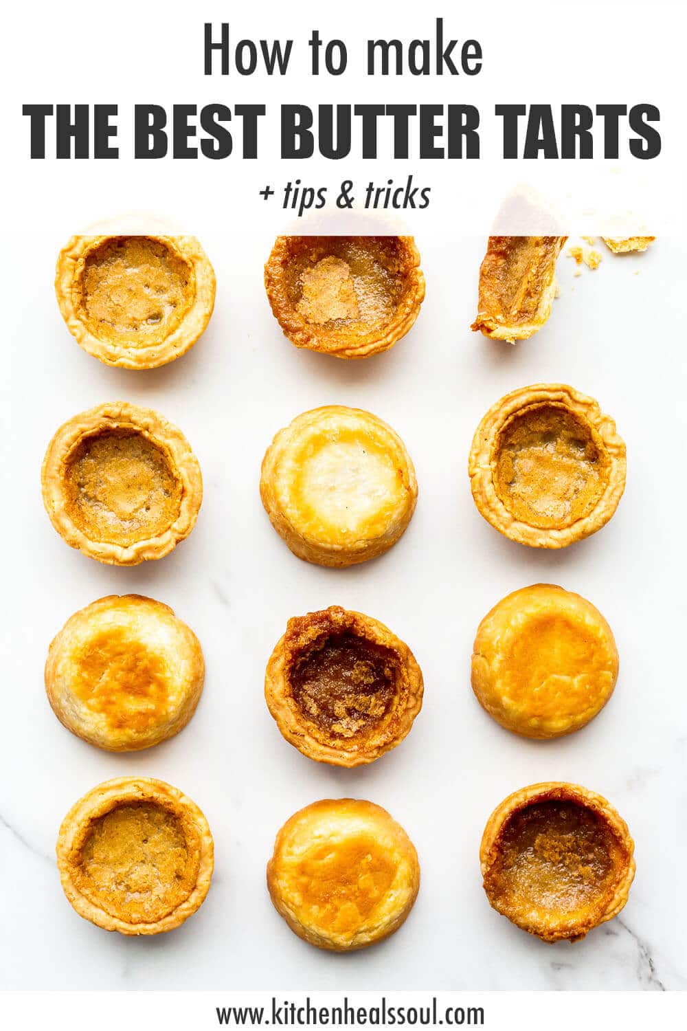 How to make butter tarts without corn syrup (including a flaky all
