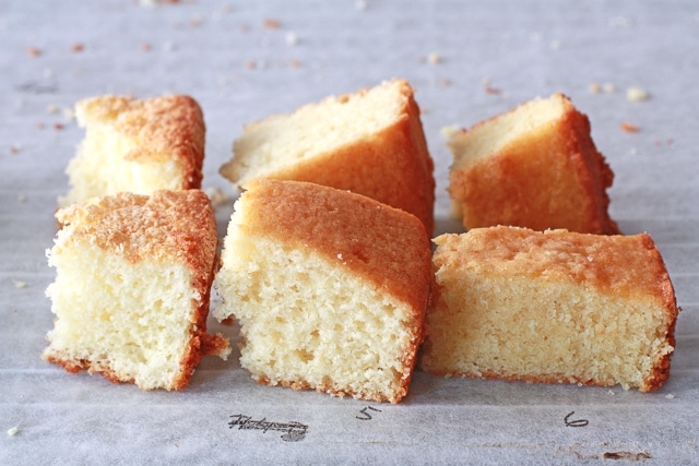 A comparison of 6 yellow butter cake recipes to find the best vanilla cake recipe. They all have the same basic ingredients but are so different!