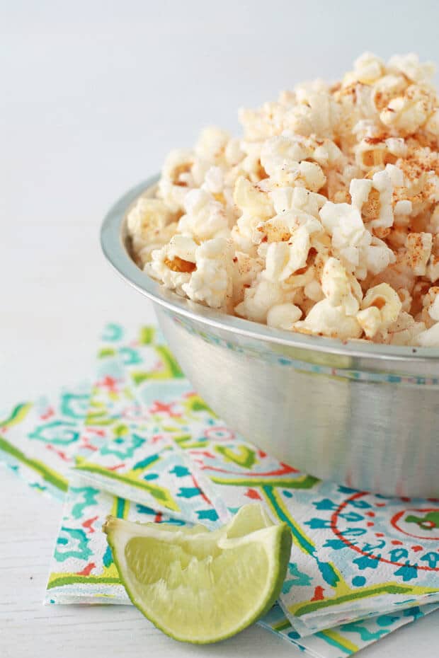 Spice up your popcorn with chili lime popcorn