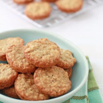 These oatmeal cookies are soft