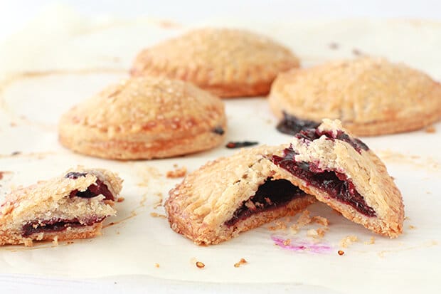 Blueberry hand pies.