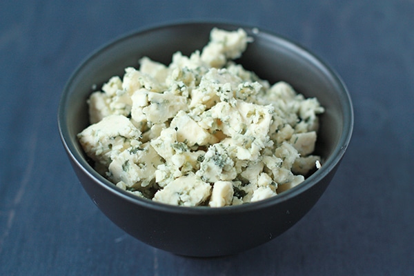 crumbled blue cheese