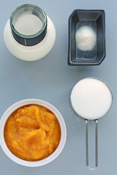 pumpkin mousse ingredients