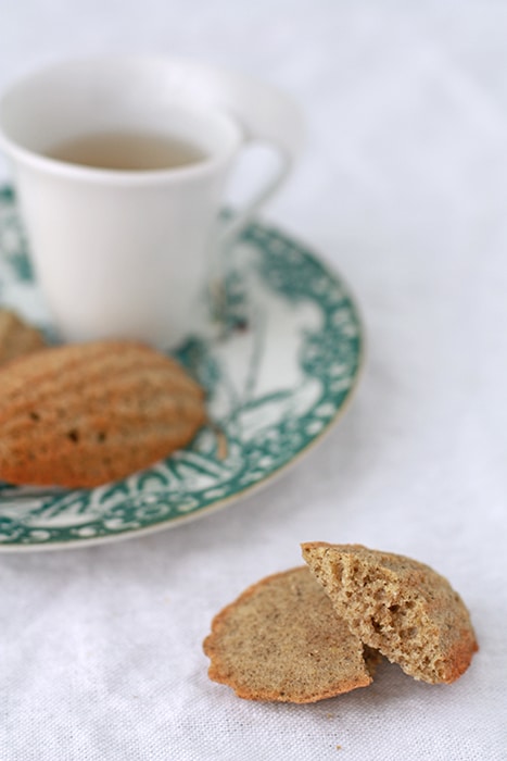 jasmine tea madeleines