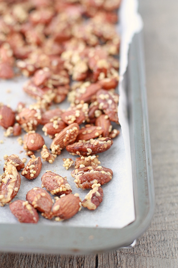 Toasted maple sesame nuts - The Bake School