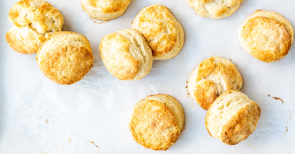 Homemade butter biscuits-image