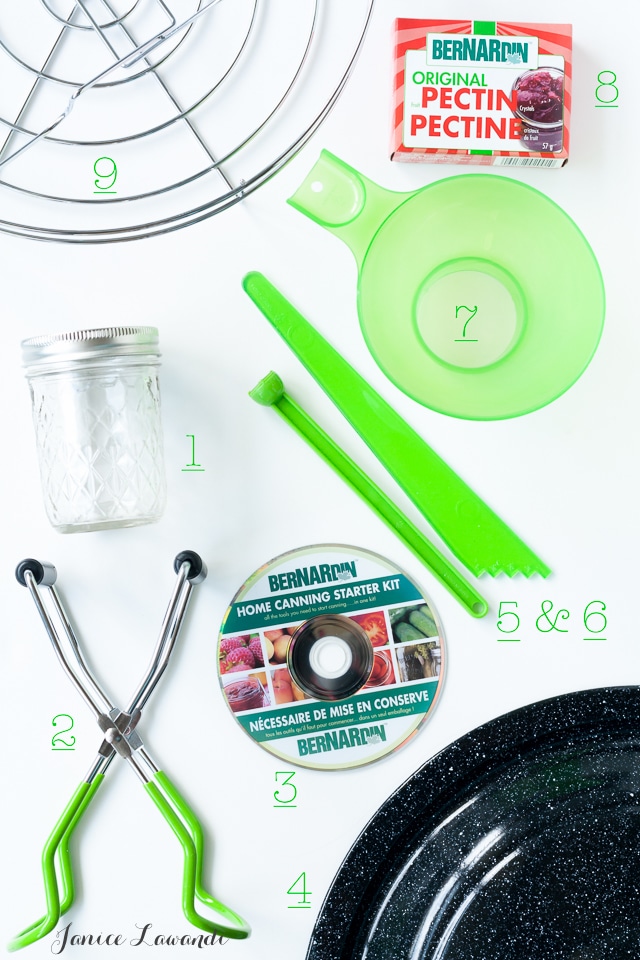 Beginner's canning kit from Bernardin.