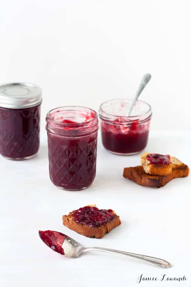 Spiced plum jam