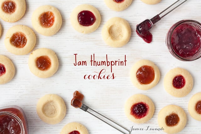 Jam Thumbprint cookies