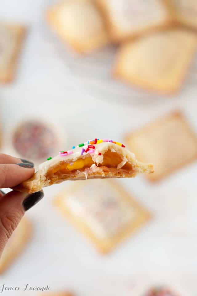 Hollow homemade pop tart