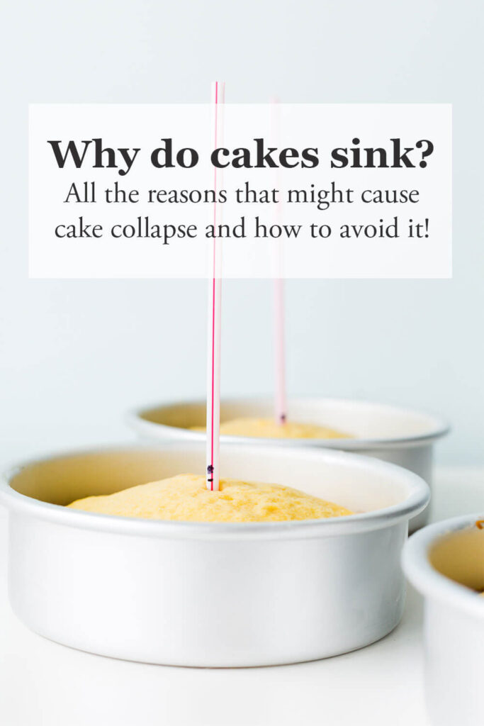 Why Do Cakes Sink In The Middle When Baking