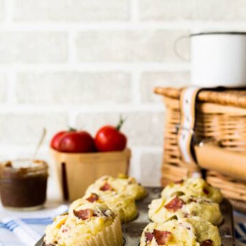 Savoury muffins with Maple Leaf Montreal Steak Spice capicollo