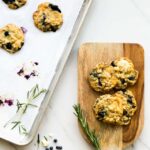Oat blueberry cookies with white chocolate and rosemary |@ktchnhealssoul