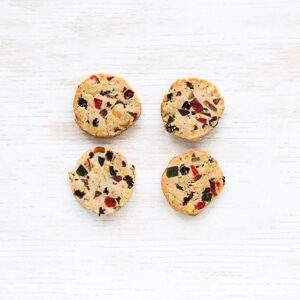 Easy slice-and-bake Fruitcake cookies
