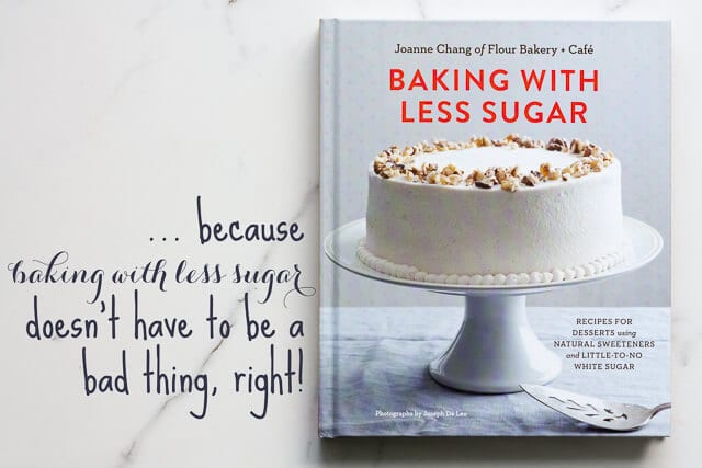 Baking with less sugar cookbook cover