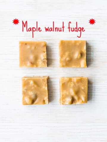 Maple walnut fudge