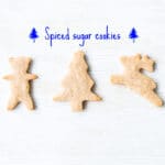 Spiced sugar cookies