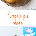 Easy vegan pumpkin pie shake with Almond Breeze almond milk