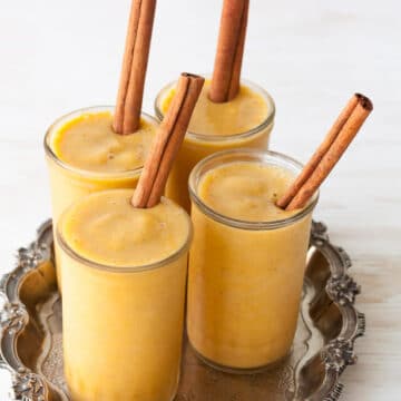 vegan pumpkin pie shakes