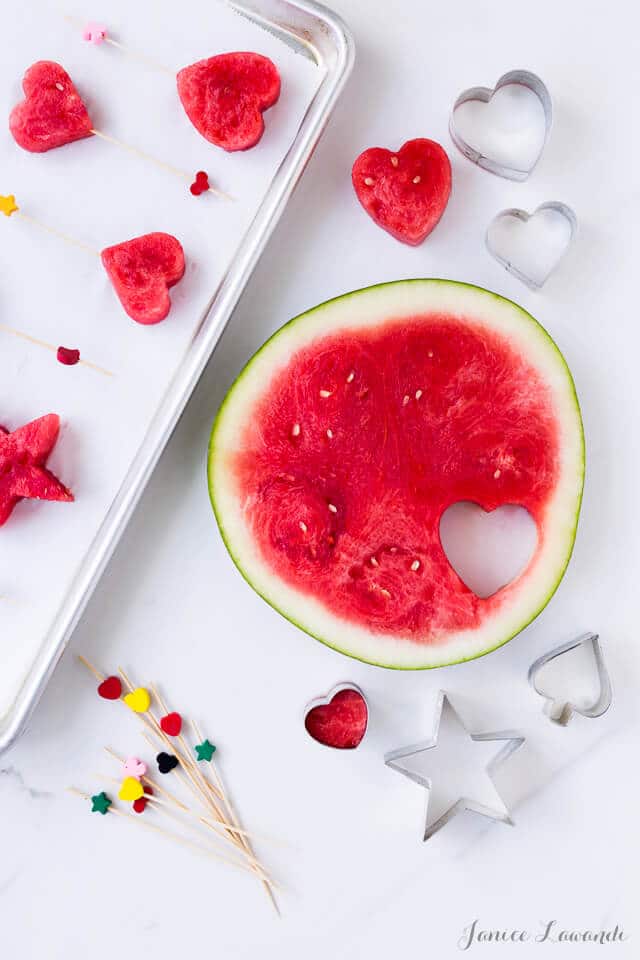 How to cut watermelon for party