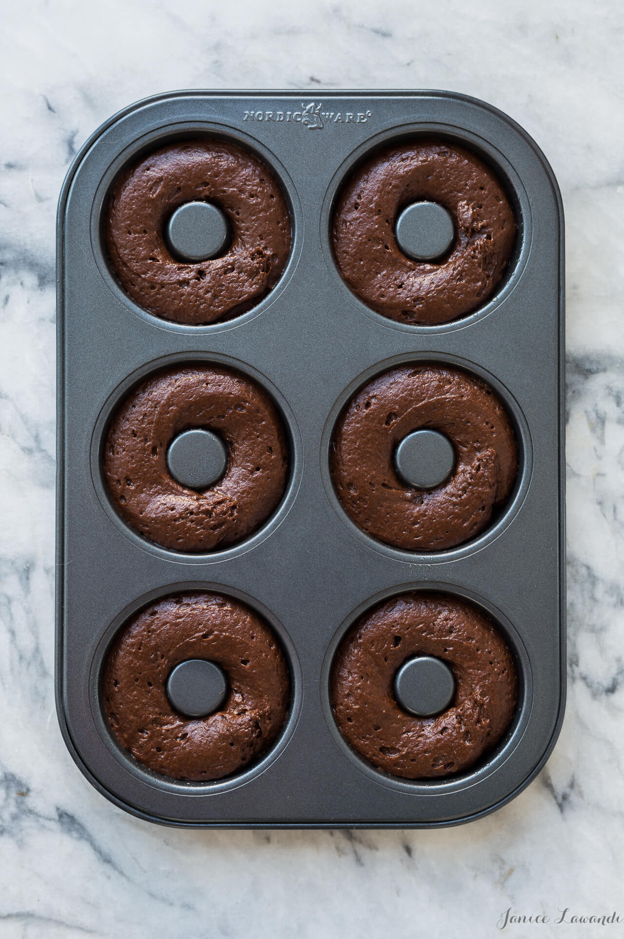 Baked Chocolate Donuts, not fried