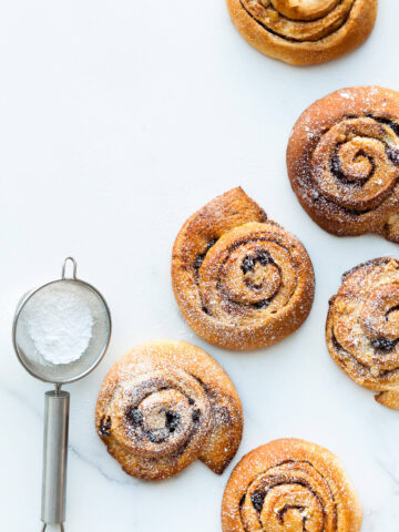 Spiced stollen swirl buns are the perfect make-ahead treat for breakfast Christmas morning