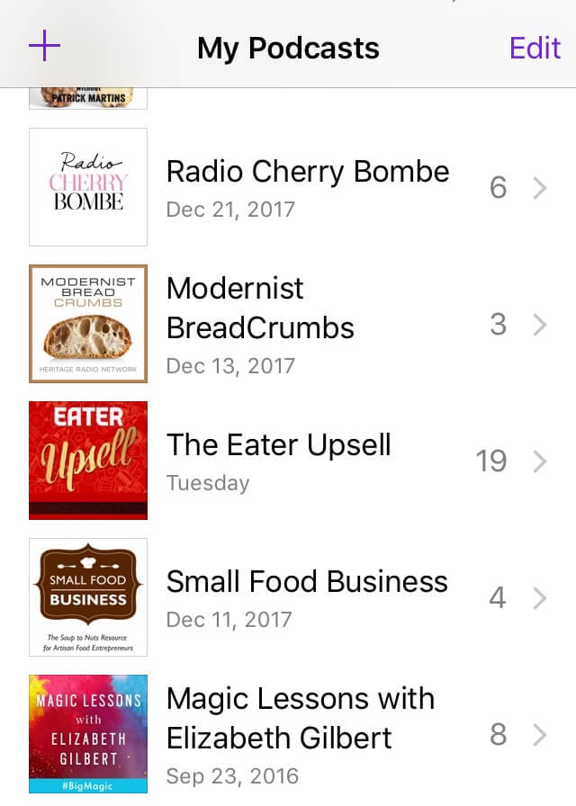 Food podcasts to listen to for inspiration or education or just because