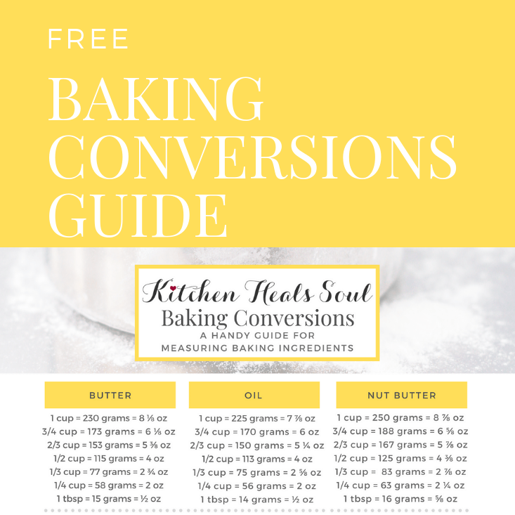 Baking Conversions From Cups To Grams For Baking Ingredients