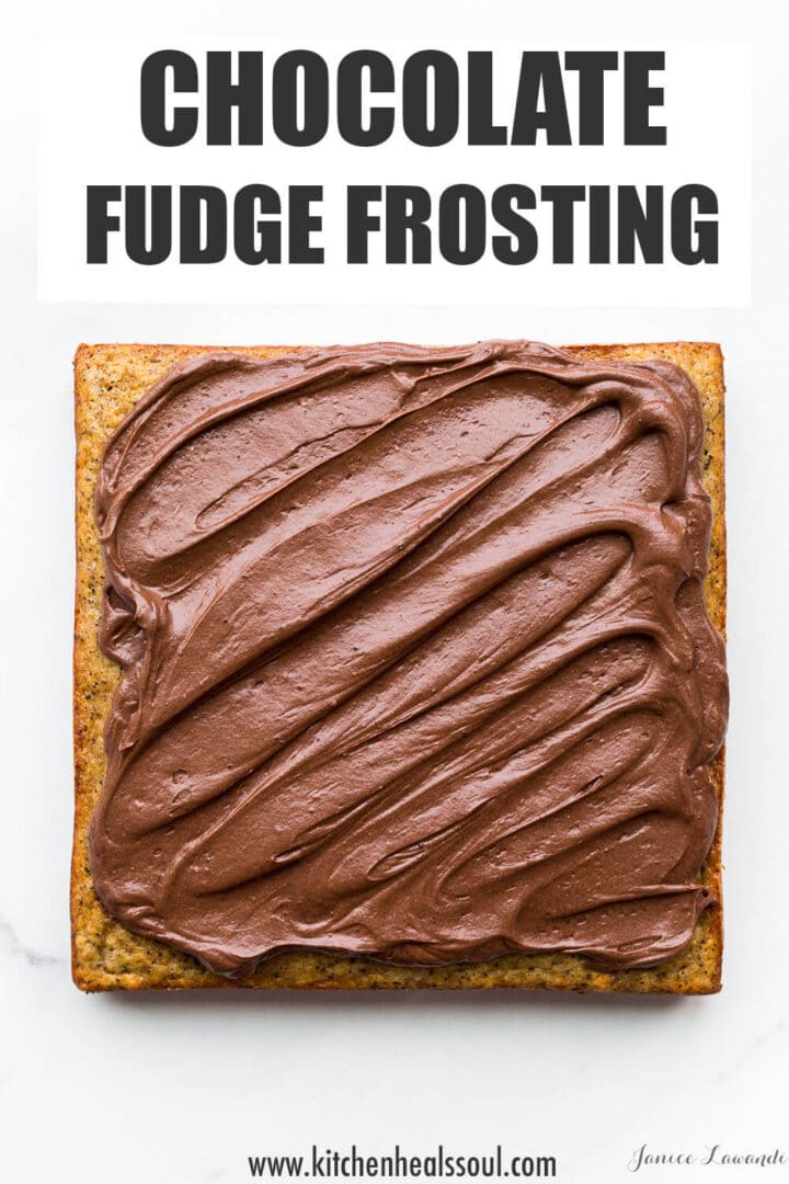How to Make Chocolate Fudge Frosting The Bake School