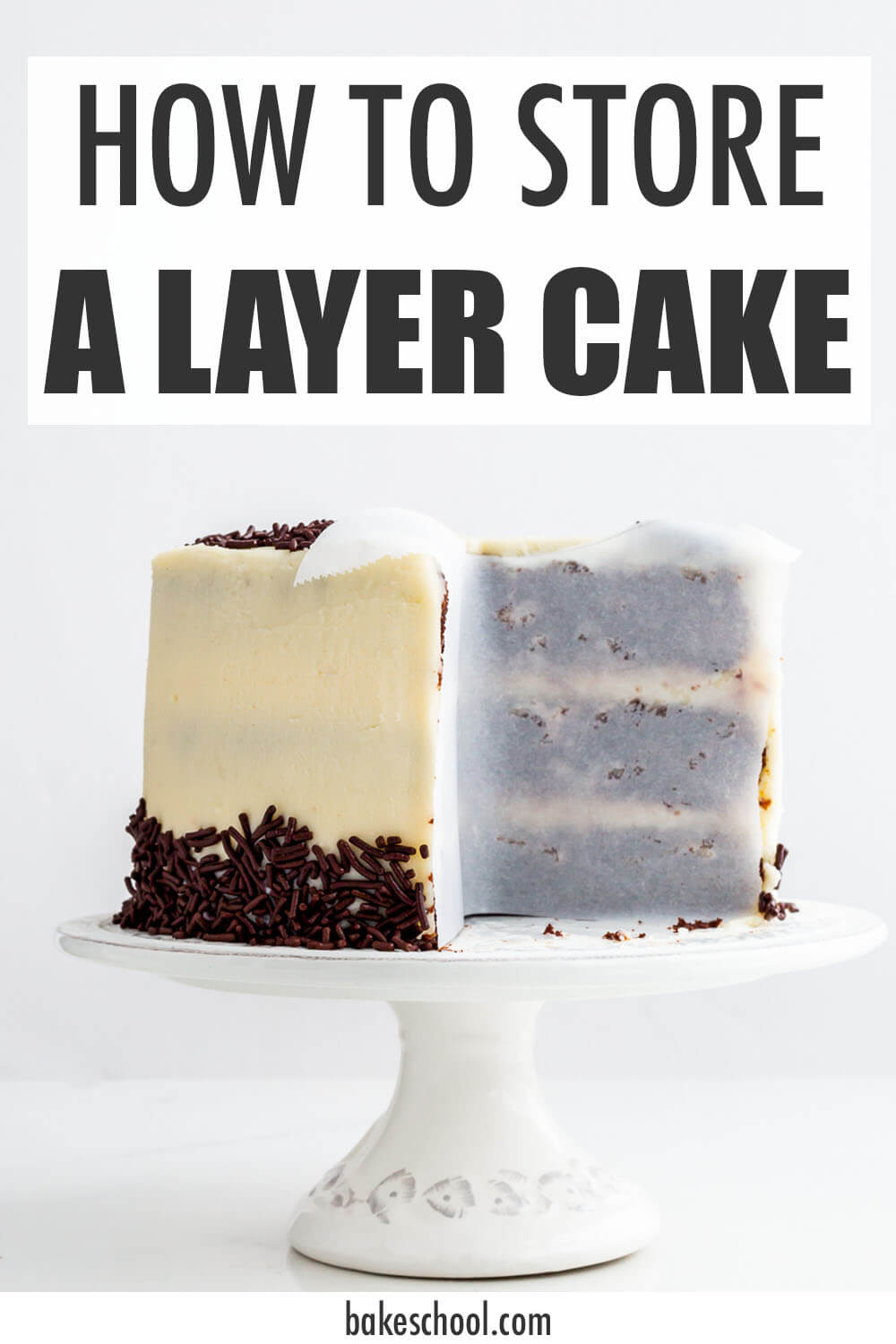 How to Store Baked Cake Layers