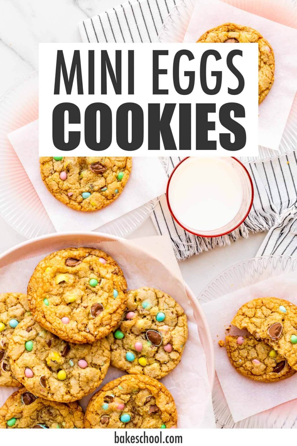 Easy Mini Eggs Cookies The Bake School