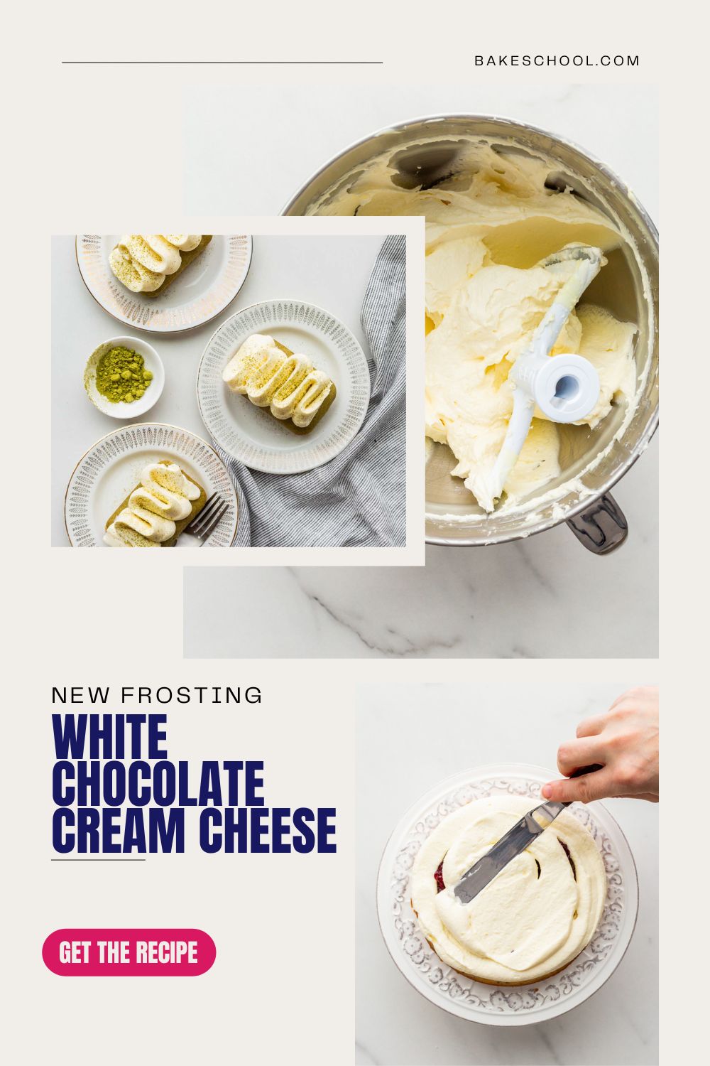 Thick White Chocolate Cream Cheese Frosting Without Powdered Sugar ...