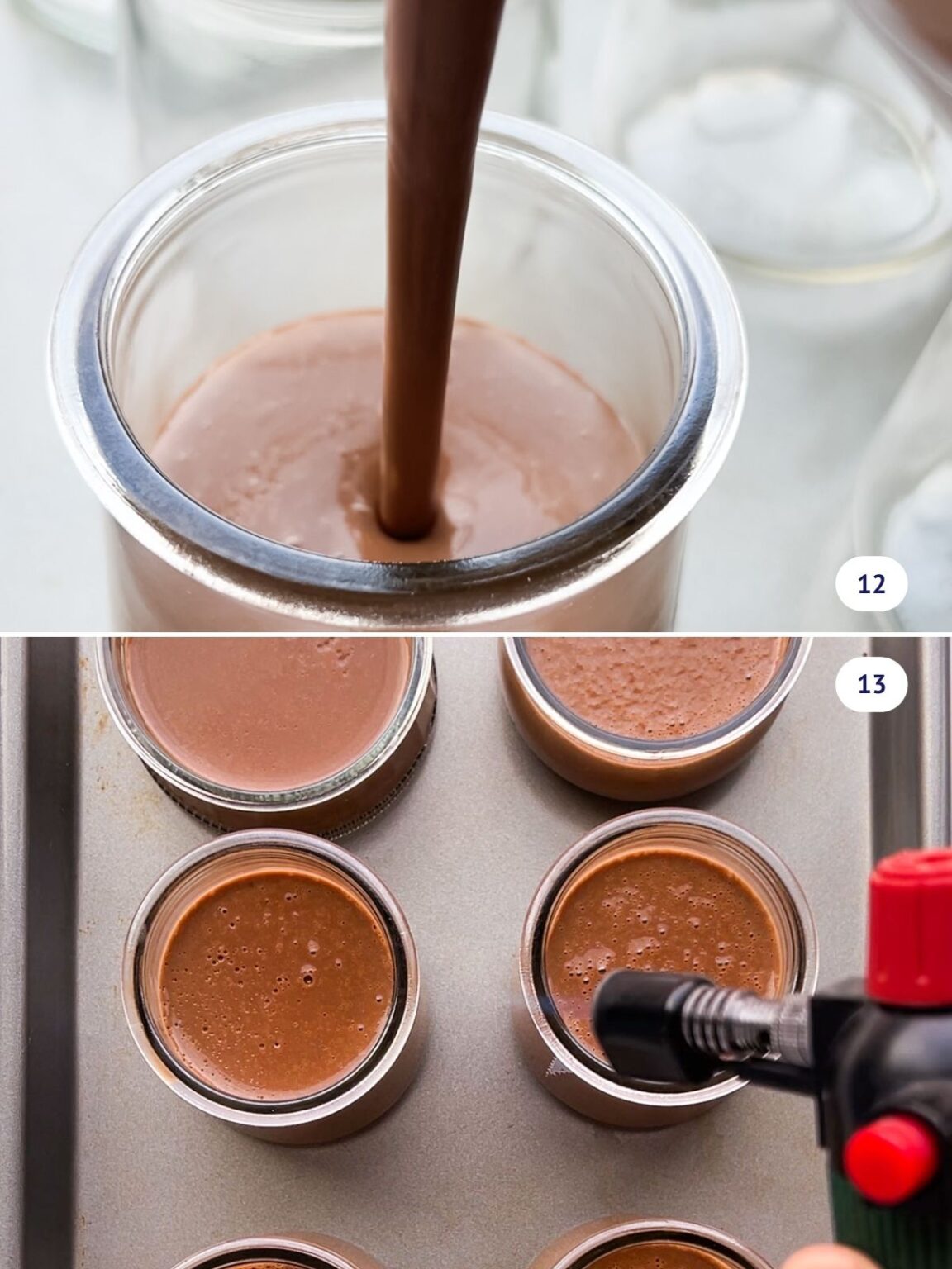 NoBake Milk Chocolate Pots de Crème (stovetop method) The Bake School