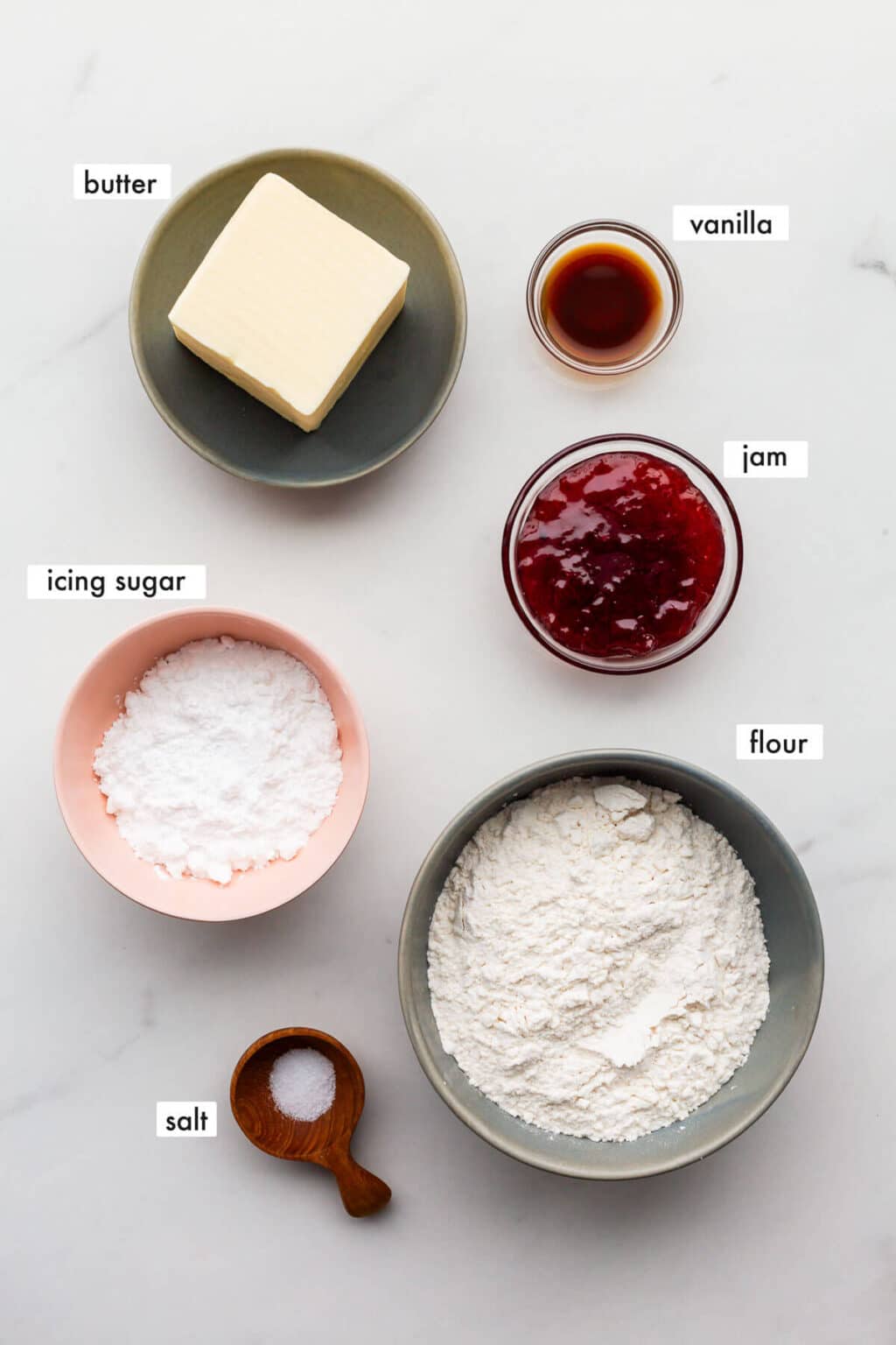 Jam Shortbread Cookies - The Bake School
